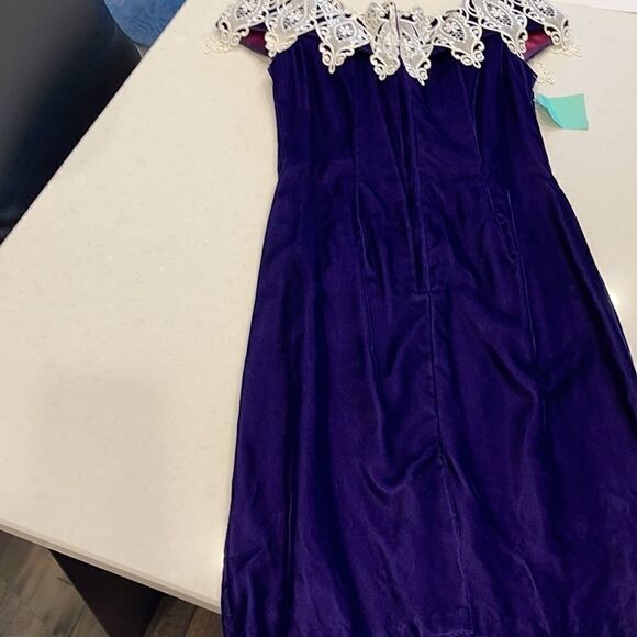 Jessica McClintcock vintage dress NWT size 10 Pit to pit 18 inch. - Picture 7 of 8